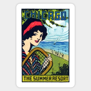 1905 Chicago, The Summer Resort Sticker